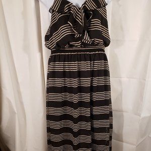 Faded Glory Striped Plus Maxi Summer Dress  Sz 2X